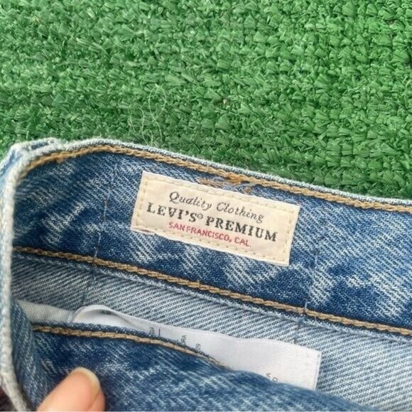 Levi's Premium Light Blue Jeans Size L - Picture 2 of 9